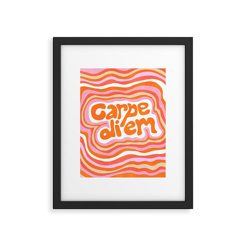 carpe diem Framed Art Print Gallery Image 6