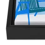 Casa Azul Framed Canvas Print Gallery Image 3