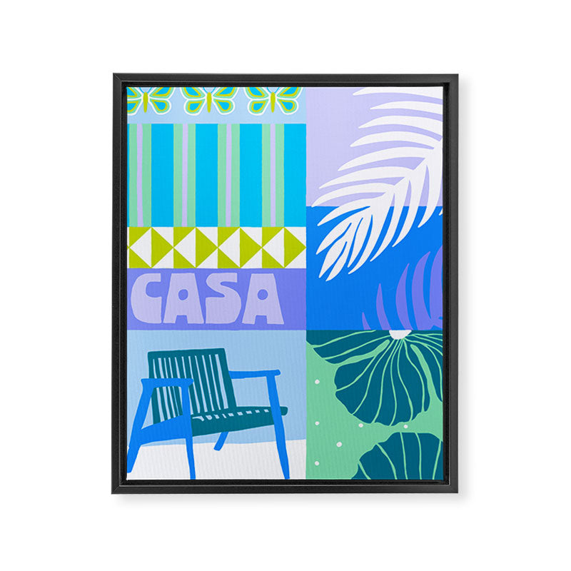 Casa Azul Framed Canvas Print Gallery Image 8