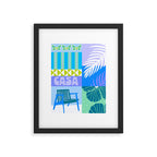 Casa Azul Framed Art Print Gallery Image 6