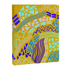 cascade, yellow Canvas Print Gallery Image 6