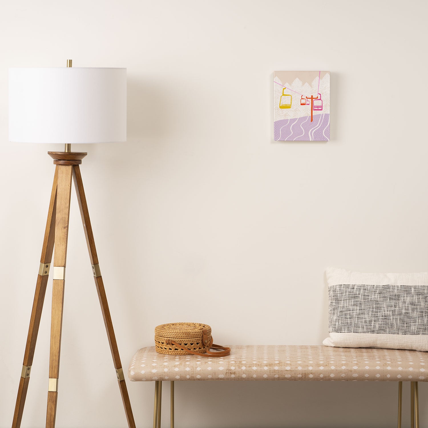 chairlift Canvas Print Gallery Image 2