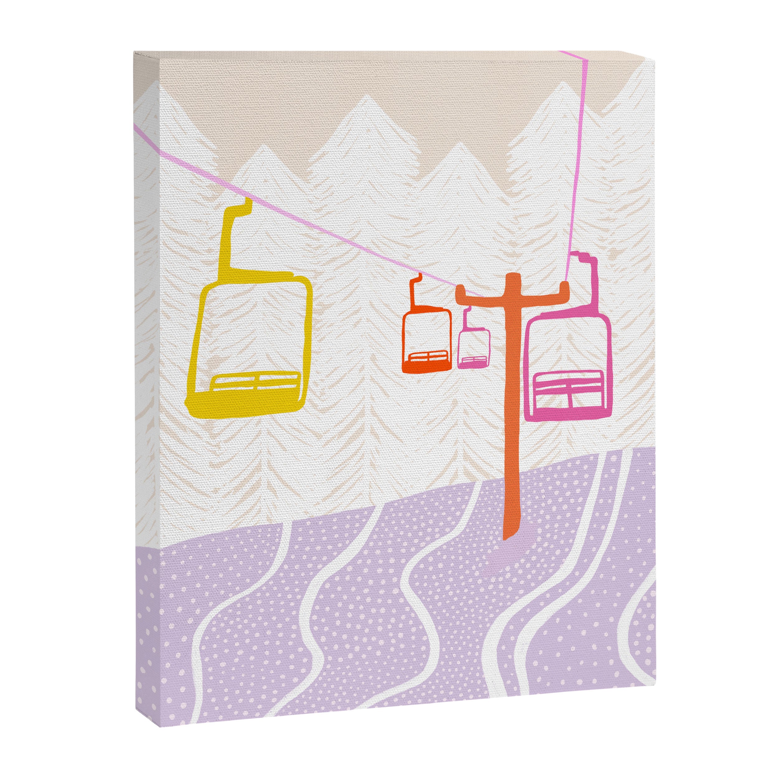 chairlift Canvas Print Gallery Image 3