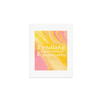 Confidence Mantra Art Print Gallery Image 1