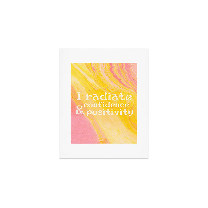 Confidence Mantra Art Print Gallery Image 1