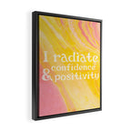 Confidence Mantra Framed Canvas Print Gallery Image 2