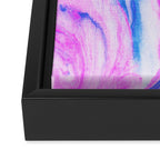 cotton candy marble Framed Canvas Print Gallery Image 3