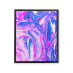 cotton candy marble Framed Canvas Print Gallery Image 8