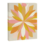 dahlia, pink & orange Canvas Print Gallery Image 8