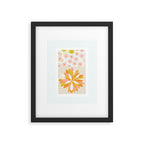 dahlias & daisies Framed Art Print Gallery Image 5