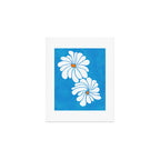 daisy 1967, denim blue Art Print Gallery Image 1