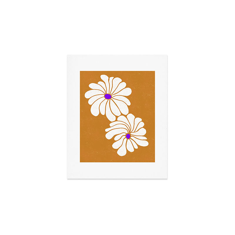 daisy 1967, orange Art Print Gallery Image 1
