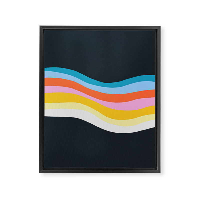 dark wave Framed Canvas Print Gallery Image 8
