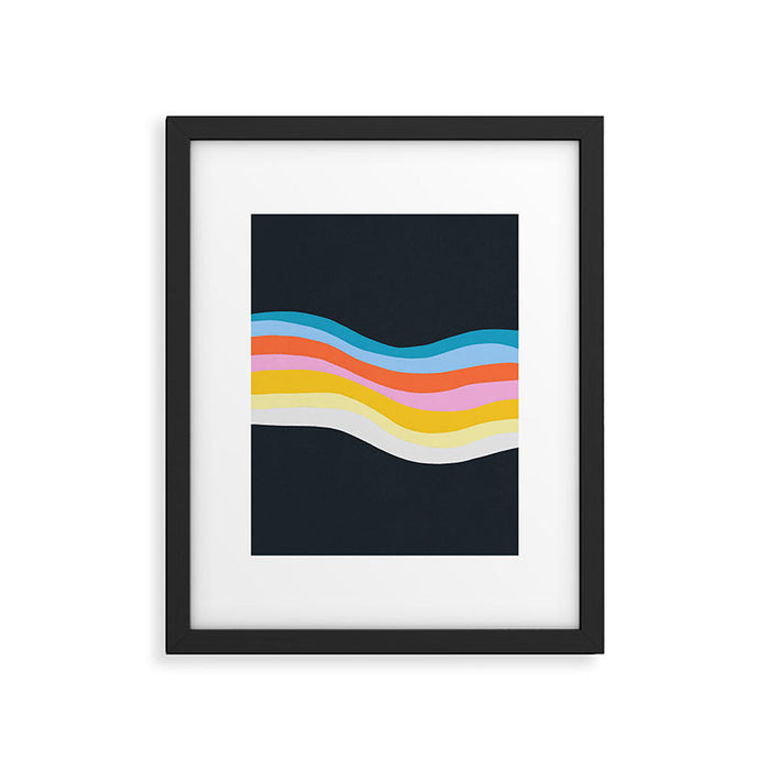 dark wave Framed Art Print Gallery Image 1