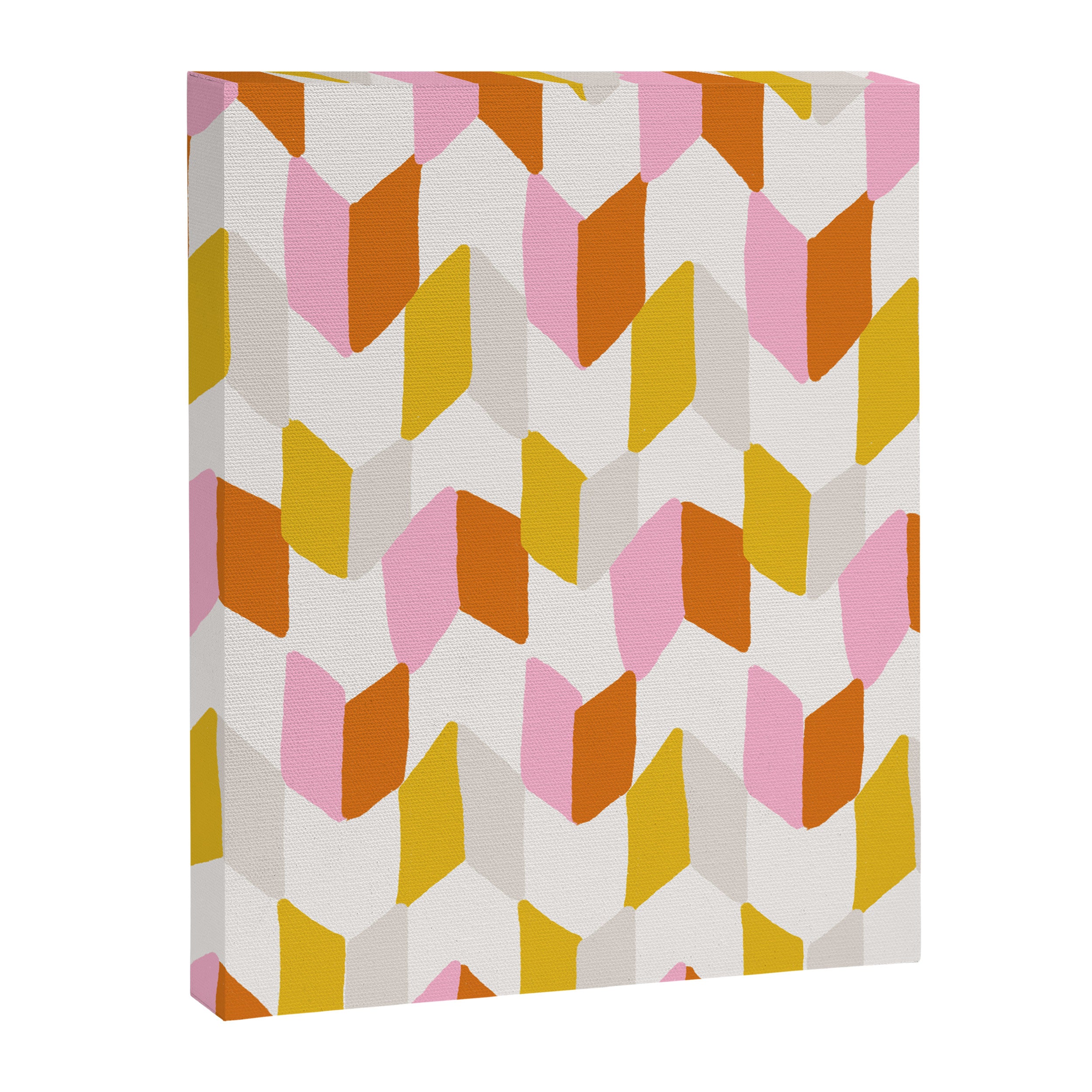 delilah, chevron pattern Canvas Print Gallery Image 8