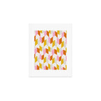 delilah, chevron pattern Art Print Gallery Image 1