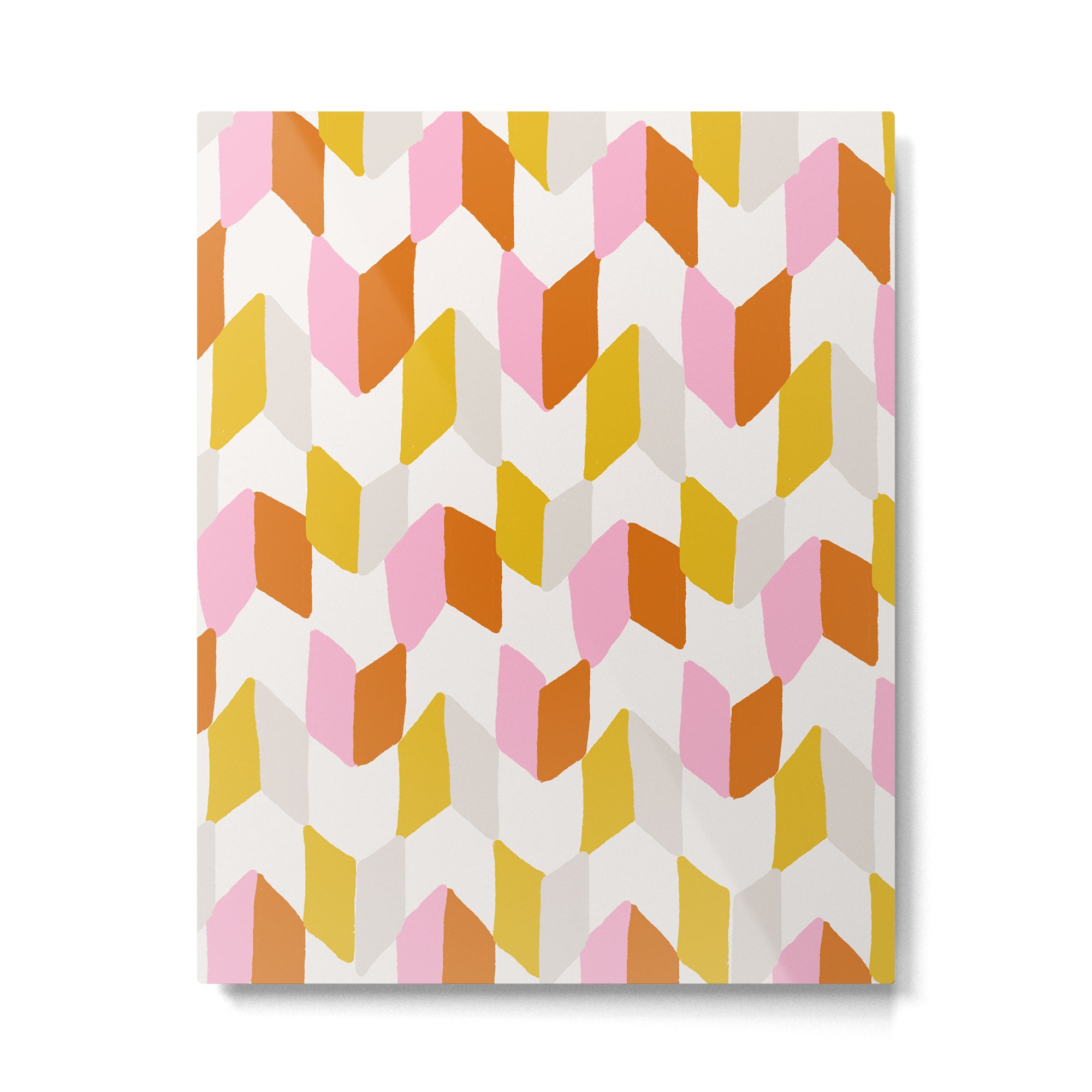 delilah, chevron pattern Metal Print Gallery Image 6
