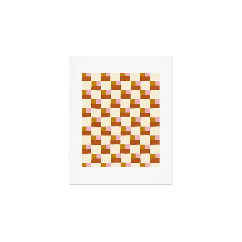 Desert Checkerboard Art Print Gallery Image 1