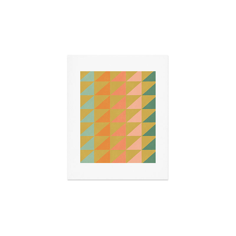 Desert Triangles Art Print Gallery Image 1