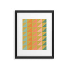 Desert Triangles Framed Art Print Gallery Image 5