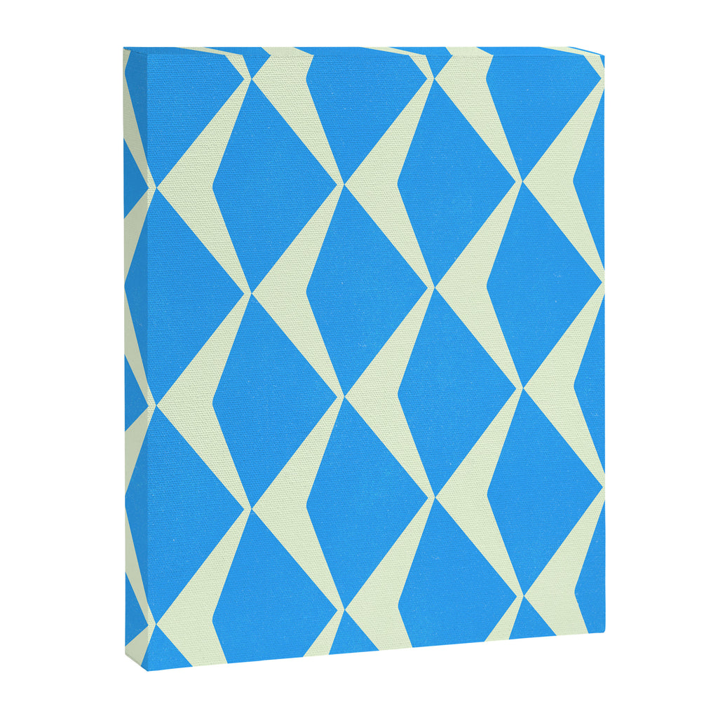 Diamond Daze, blues Canvas Print Gallery Image 8