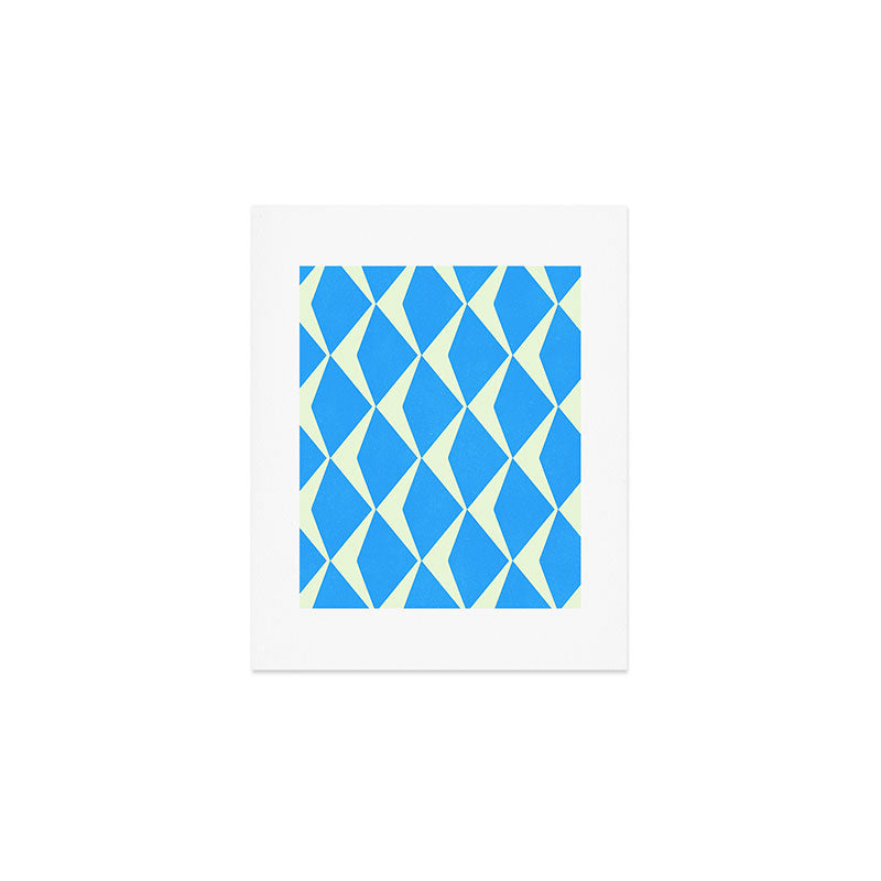 Diamond Daze, blues Art Print Gallery Image 1