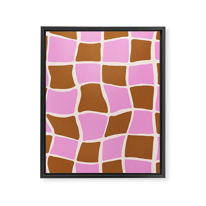 Disco Ripple Framed Canvas Print Gallery Image 1
