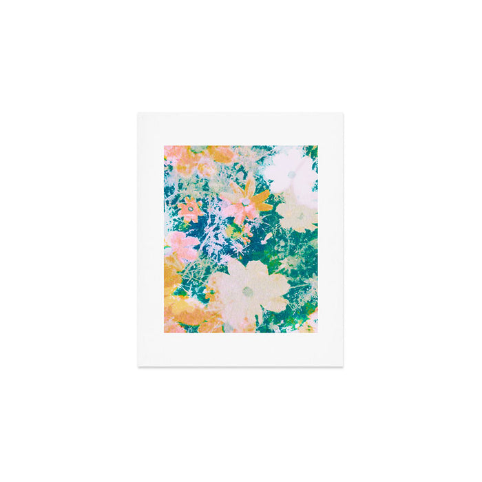 double exposure floral #24 Art Print Gallery Image 1