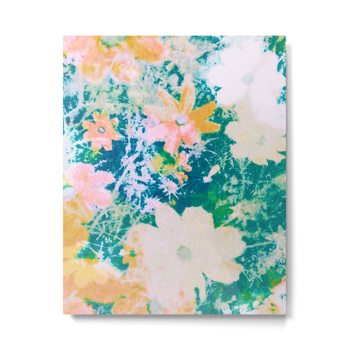 double exposure floral #24 Metal Print Gallery Image 1