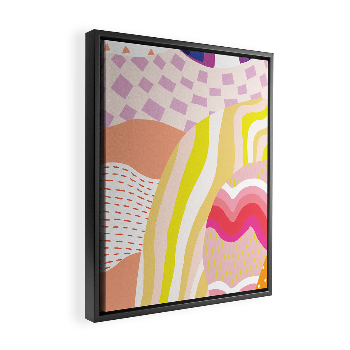 dream state, collage Framed Canvas Print Gallery Image 2