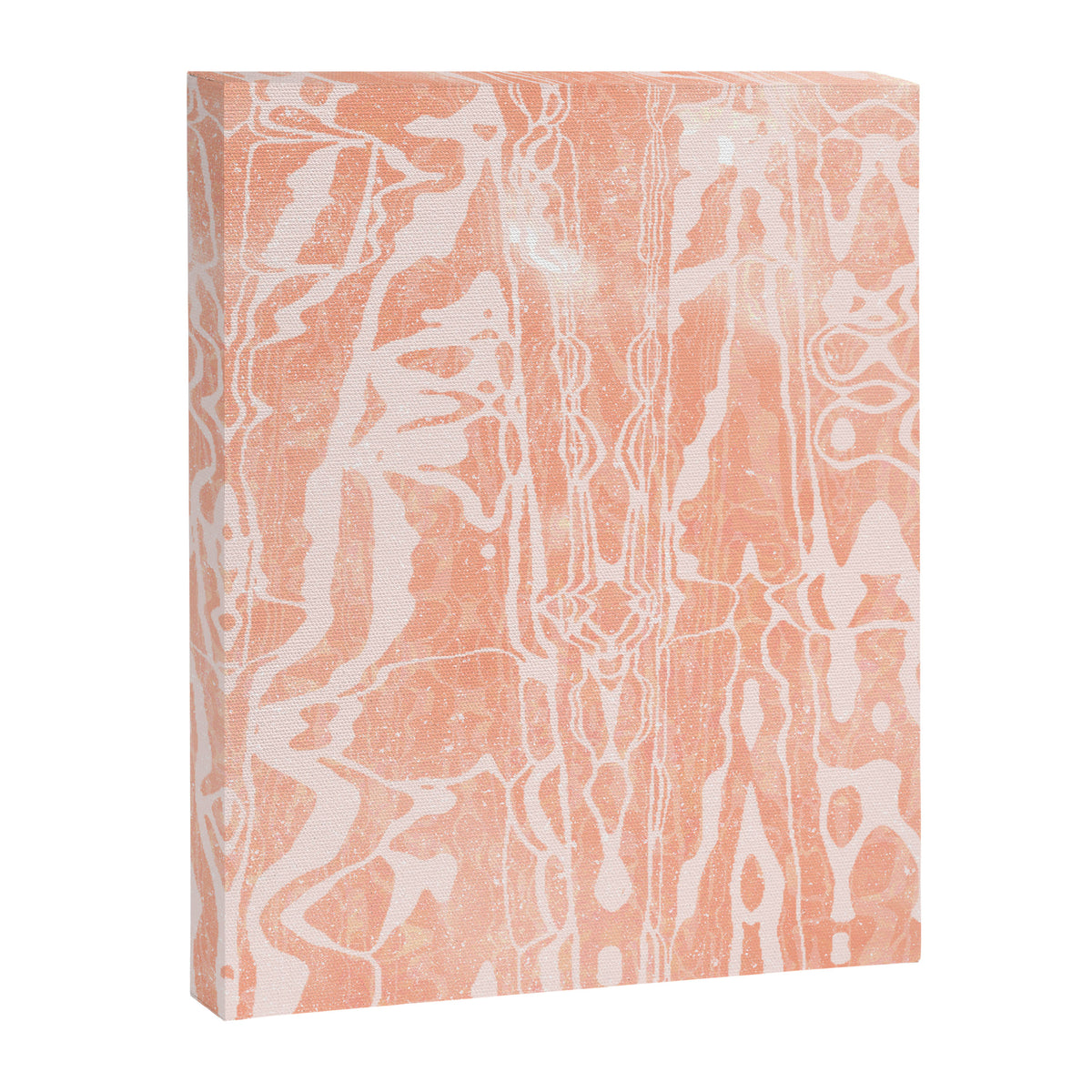 electric ave: peach Canvas Print Gallery Image 8