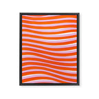 electric zebra stripes Framed Canvas Print Gallery Image 8