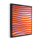 electric zebra stripes Framed Canvas Print Gallery Image 2