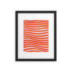 electric zebra stripes Framed Art Print Gallery Image 4