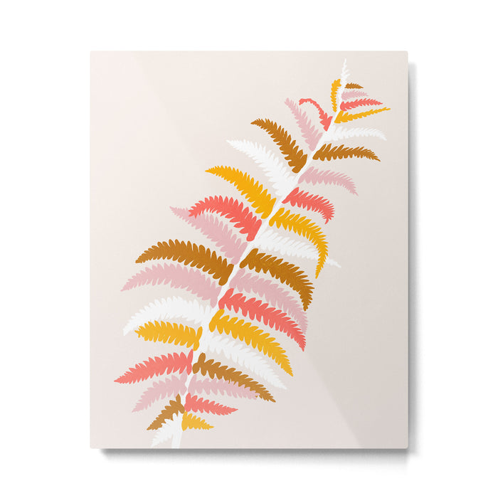 fall fern Metal Print Gallery Image 1
