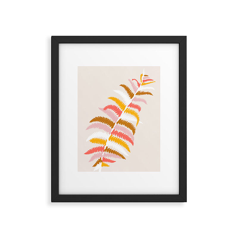 fall fern Framed Art Print Gallery Image 6