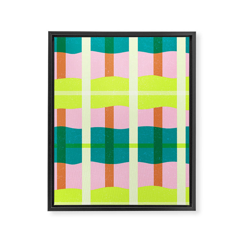 Festive Weave Framed Canvas Print Gallery Image 8