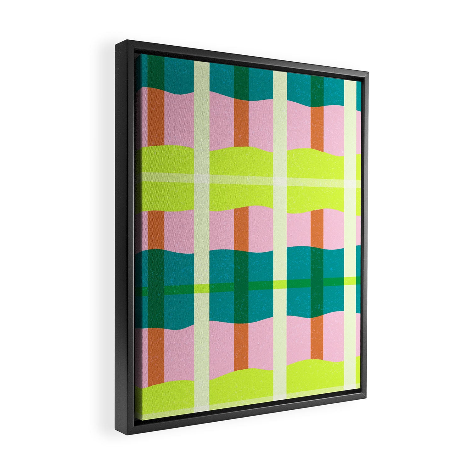 Festive Weave Framed Canvas Print Gallery Image 2