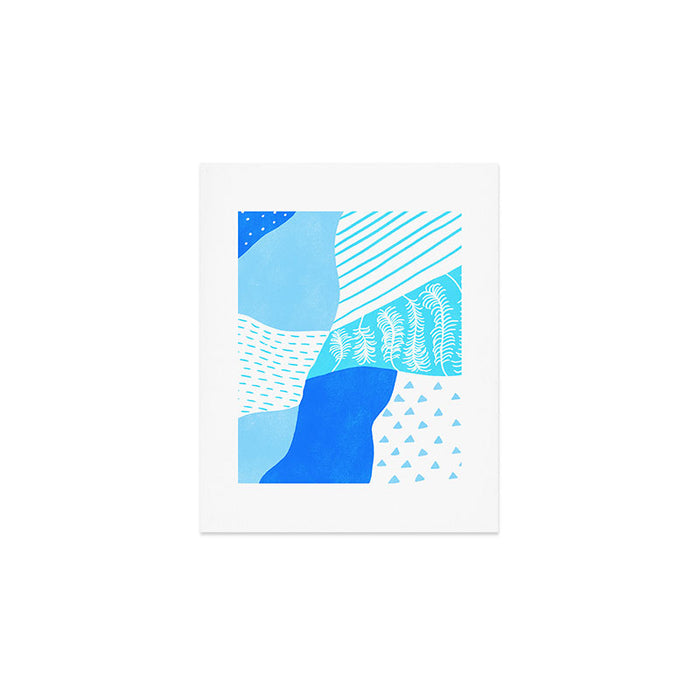 frankie, blue Art Print Gallery Image 1