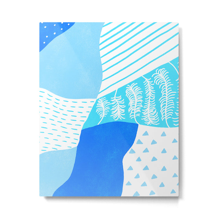 frankie, blue Metal Print Gallery Image 1