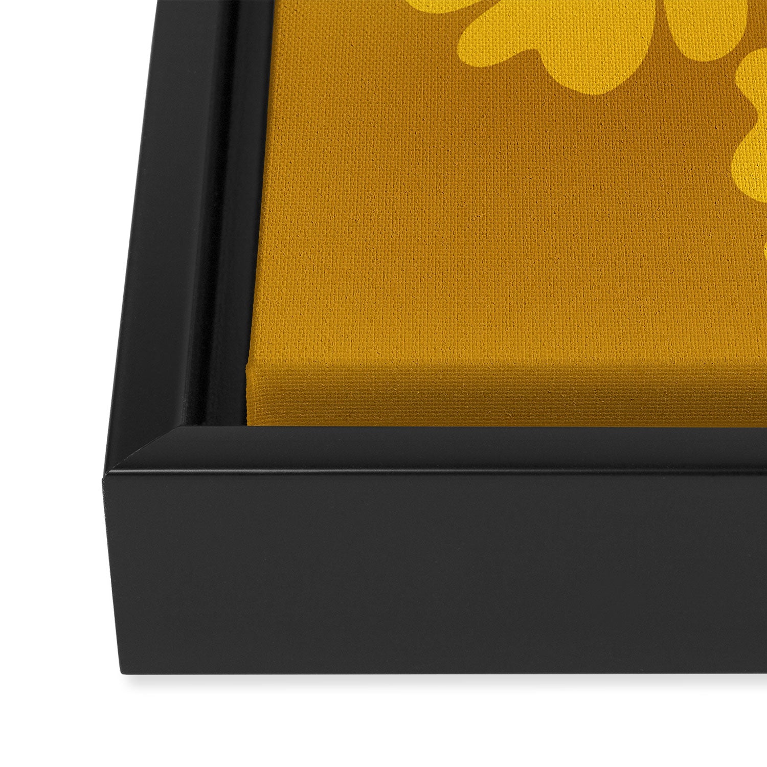 Golden Bloom Framed Canvas Print Gallery Image 3
