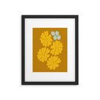 Golden Bloom Framed Art Print Gallery Image 5