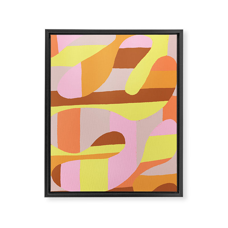 Golden Curve Framed Canvas Print Gallery Image 8