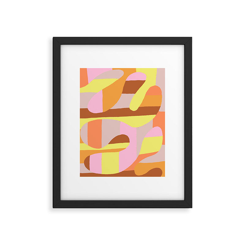 Golden Curve Framed Art Print Gallery Image 6