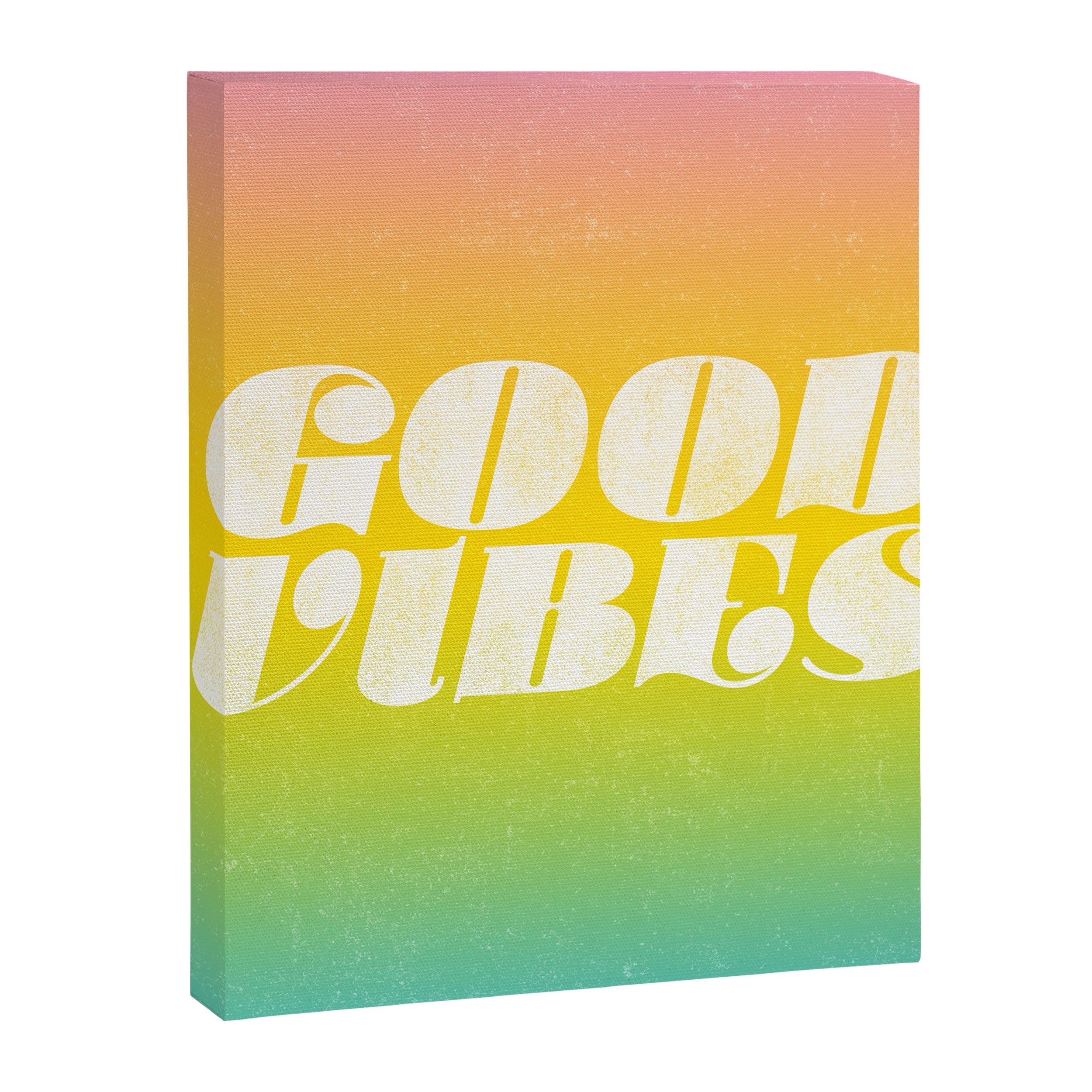 good vibes, rainbow Canvas Print Gallery Image 8