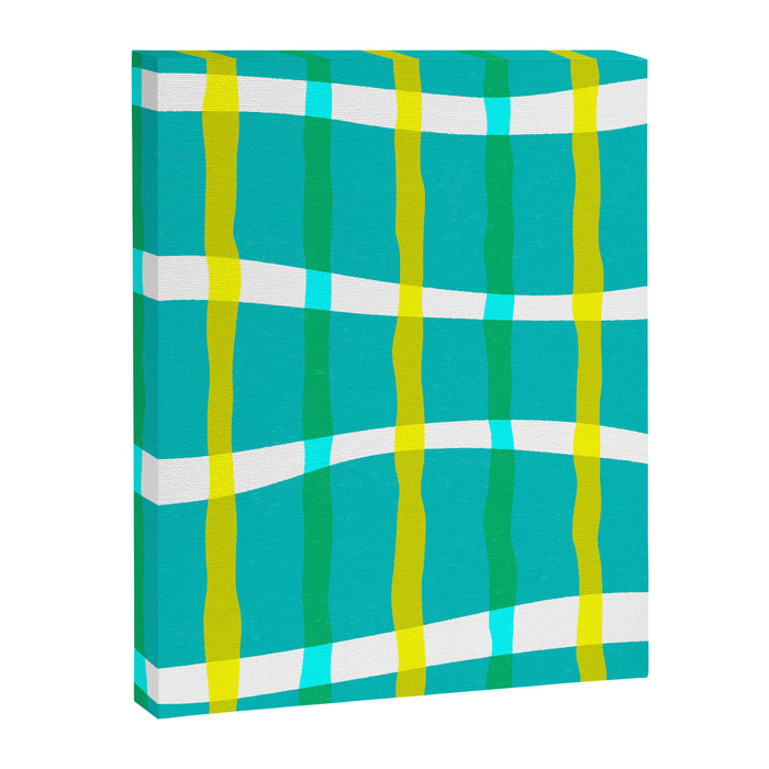 Groovy Plaid Canvas Print Gallery Image 1