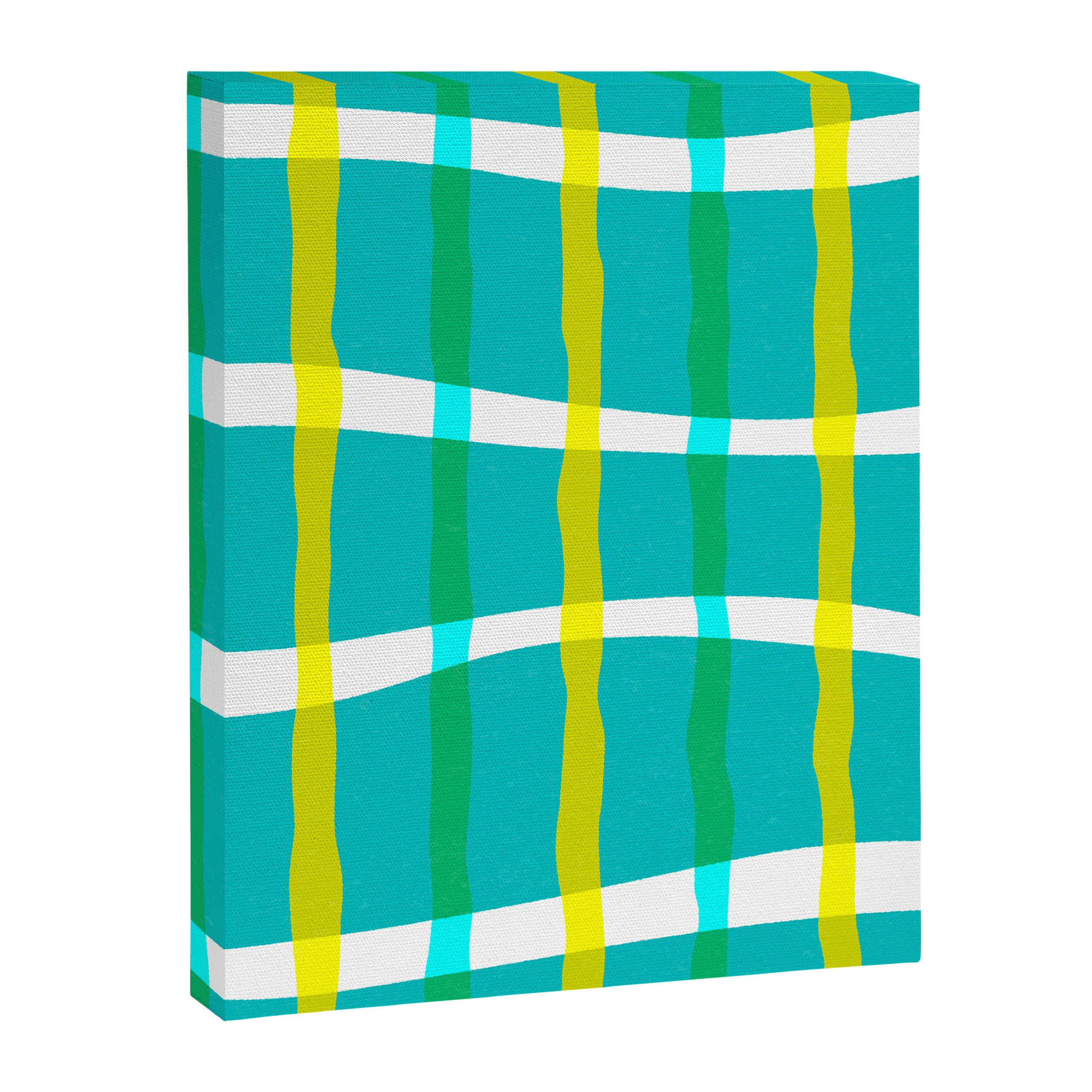 Groovy Plaid Canvas Print Gallery Image 8