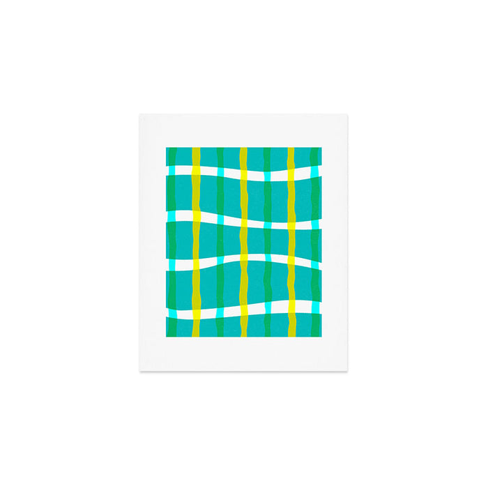 Groovy Plaid Art Print Gallery Image 1