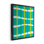 Groovy Plaid Framed Canvas Print Gallery Image 2
