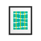 Groovy Plaid Framed Art Print Gallery Image 6
